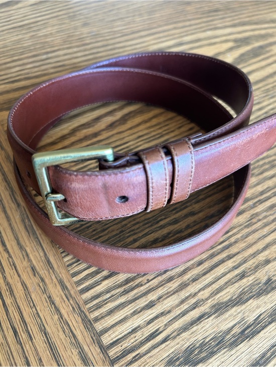 Coach Accessories - Coach Vintage Women’s Brown Leather Belt with Brass Buckle 34”